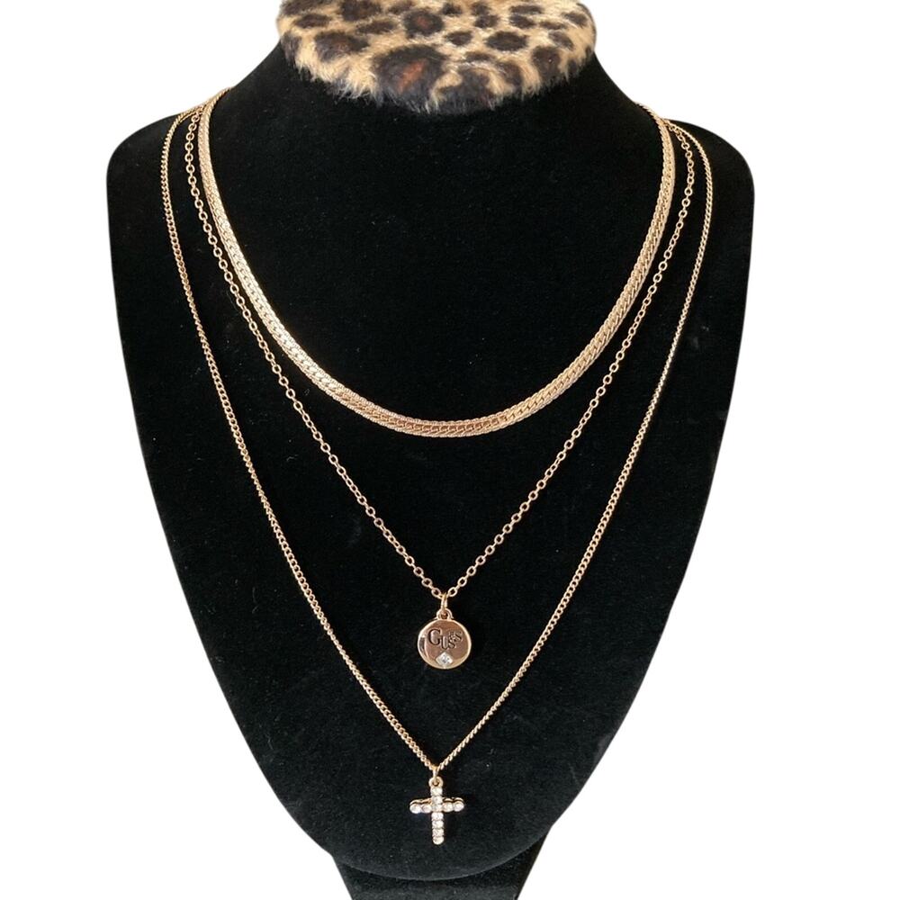 Brand New Guess Necklace set (3pcs) individual